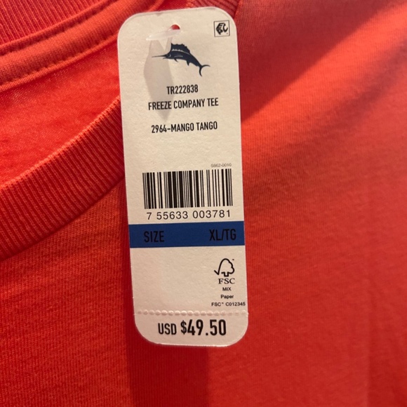 NWT Men’s Tommy Bahama Tshirt - Picture 3 of 3